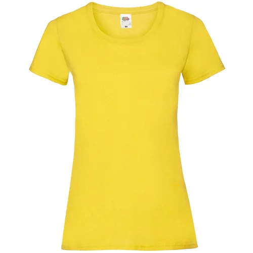 Fruit Of The Loom Valueweight Yellow T-shirt