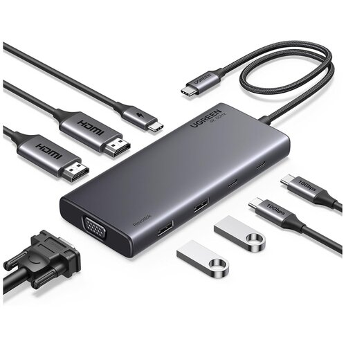 Ugreen priklopna postaja 8v1 USB-C 4K 100W PD 35588 Cene