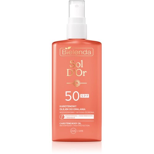 Bielenda Sol D&rsquo;or olje v pr&scaron;ilu za sončenje SPF 50 150 ml Cene