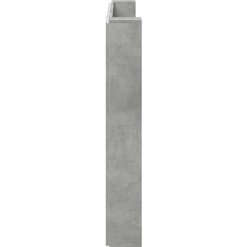  Uzglavlje Betonski sivi 200 x 16,5 x 103,5 cm Konstruirano drvo Slike