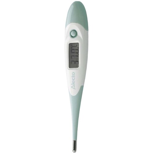 Alecto Digitalni termometer s fleksibilnim nastavkom s pomnilnikom in alarmom za povišano telesno temperaturo, Zelena, (5000277487) Cene