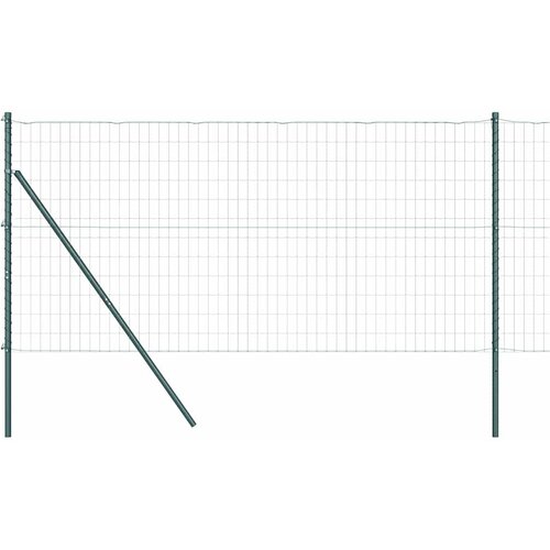Euro Ograđivanje Ukop 10 x 1,4 m Čelik premazan PVC-om Zelena Slike