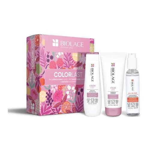 Biolage Color Last set: šampon Color Last 250 ml + balzam Color Last 200 ml + olje za lase All-In-One Multi-Benefit Oil 125 ml za ženske Cene