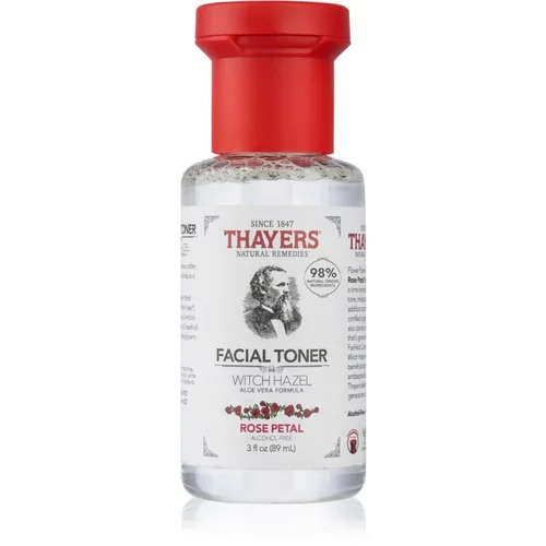 Thayers Mini Rose Petal Facial Toner pomirjajoči tonik za obraz brez alkohola 89 ml