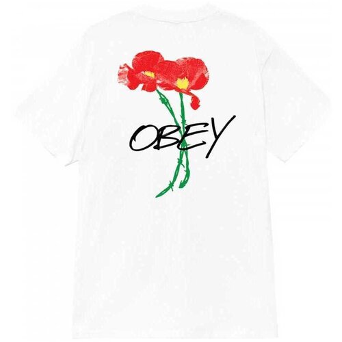 Obey poppies Bijela Cijene
