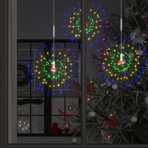  Božićna svjetla izgled vatrometa 10 kom vi&scaron;ebojna 20cm 1400 LED Cijene