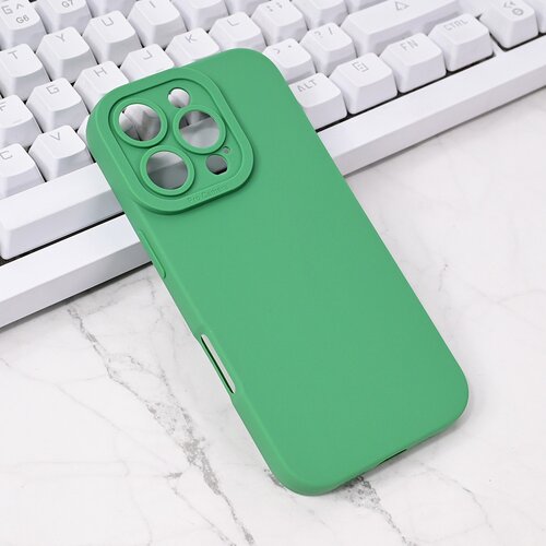 Teracell Torbica Silikon Pro Camera za iPhone 16 Pro 6.3 tamno zelena Slike