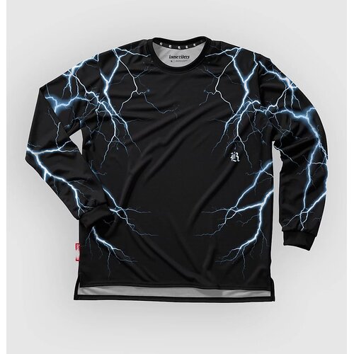 Loose Riders Electric Long Sleeve Jersey blue Cene