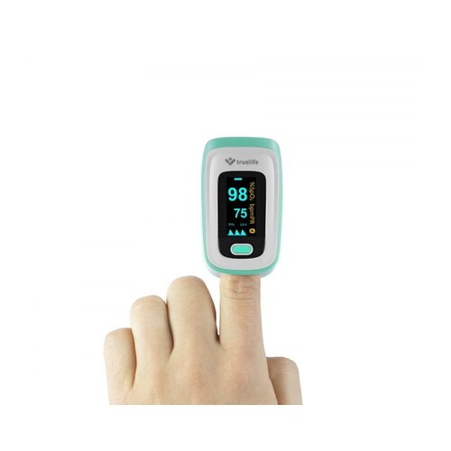 Truelife Oximeter X5 BT merilnik ravni kisika v krvi (pulzni oksimeter) z aplikacijo Bluetooth Slike