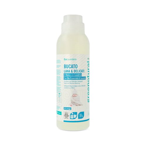 Greenatural Tekoč detergent za volno in fine tkanine s sivko - 1 l Slike