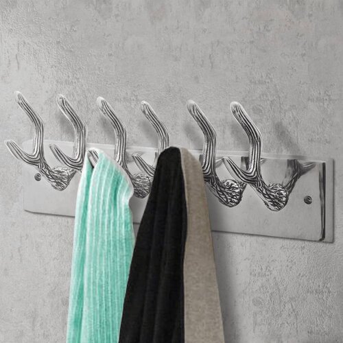 VidaXL Obe&amp;scaron;alnik za pla&amp;scaron;če 2 kosa srebrn aluminij, (21050300) Slike