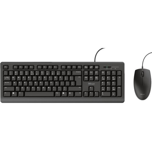 tastatura+miš TRUST Primo žični set/SRB/crna Slike