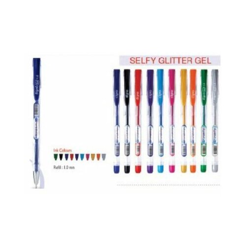  GEL OLOVKA SELFI GLITTER 1.0mm 10/1 MIX BOJA Slike
