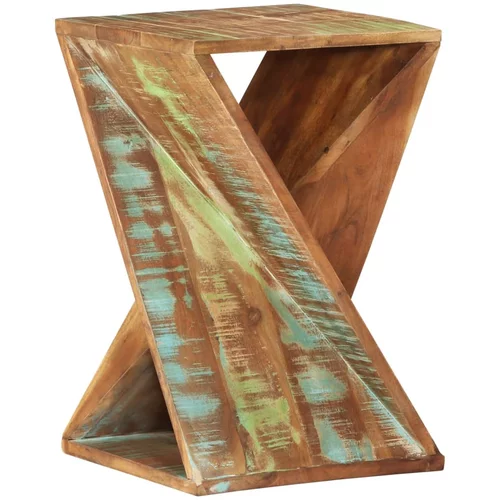  Bočni stolić 35 x 35 x 55 cm od masivnog obnovljenog drva