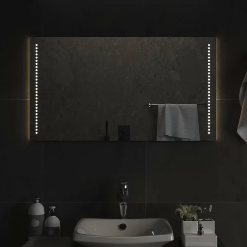 vidaXL LED kupaonsko ogledalo 50x90 cm