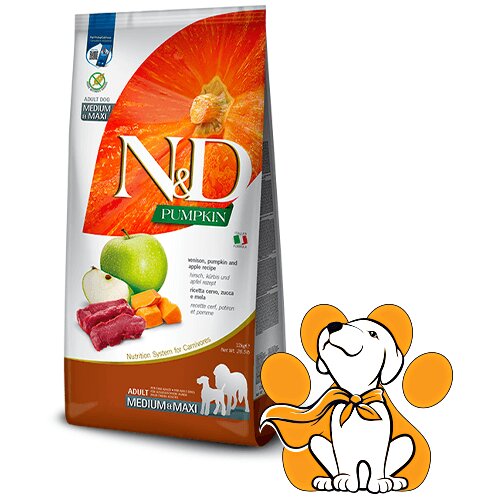 N&d Hrana za odrasle pse Jelen, bundeva i jabuka Medium&Maxi 12kg Cene