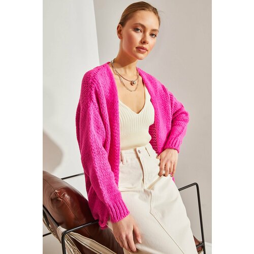 Bianco Lucci Women's Soft Knitwear Cardigan Slike