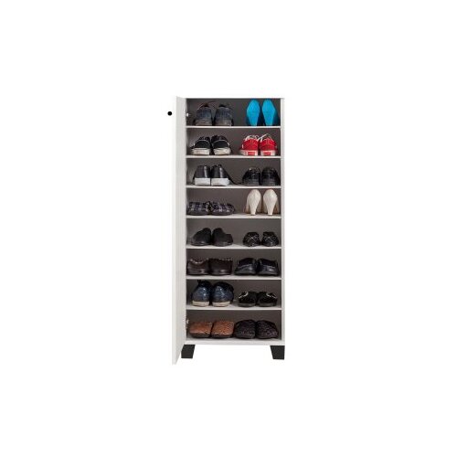 Woody Fashion cipelarnik 50x127x38cm Belo-Crni Slike