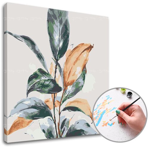  Slikanje brojevima NAZAD U PRIRODU | 60k60 cm - bez rama Cene