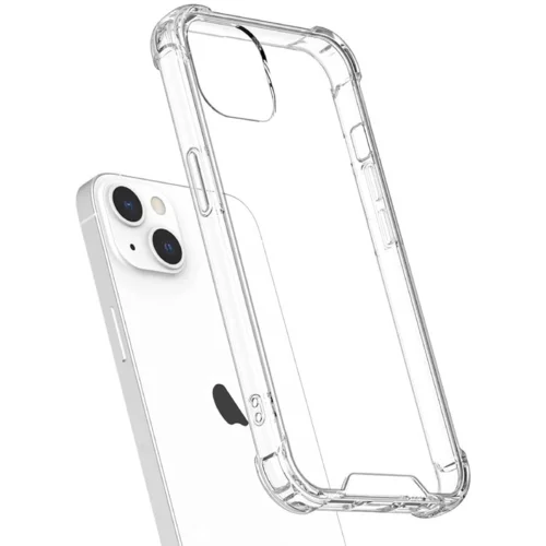 Silikonski ovitek ANTISHOCK za iPhone 15 - prozoren