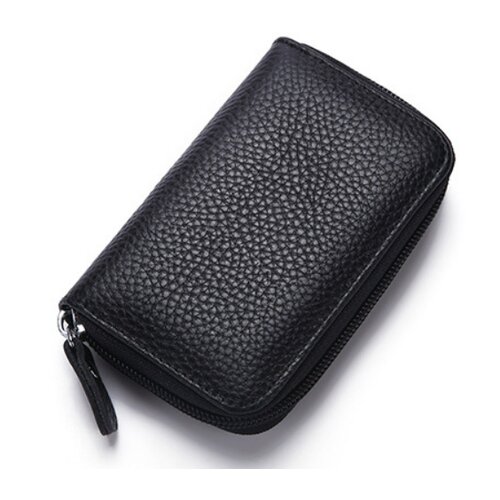 INF Nova denarnica za kartice RFID iz pravega usnja Black, (21327683) Cene