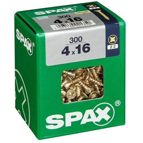 SPAX Univerzalni vijak (4 x 16 mm, Puni navoj, 300 Kom.) Cijene