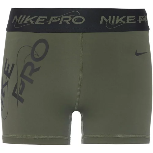 Nike Sportske hlače kaki / crna