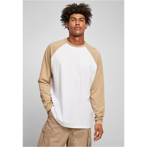 Urban Classics Plus Size Organic Oversized Raglan Long Sleeve White/Beige Cijene