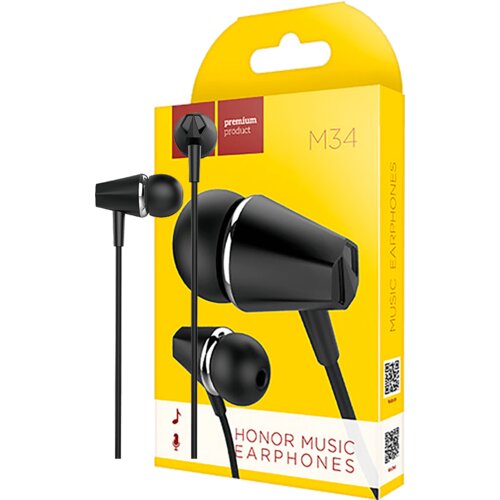 hoco. Slušalice sa mikrofonom, 3.5 mm, dužina kabela 1.2 met, crna – M34 Honor Black Cijene