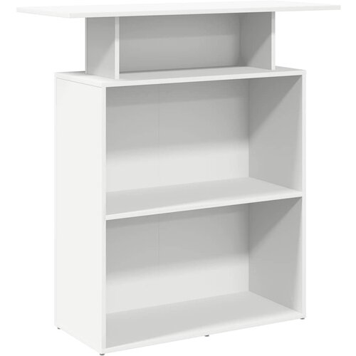  Recepcijski stol Bijeli 100x40x104 cm Inženirsko drvo Slike