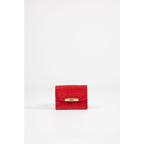 Mona ženski crveni kožni novčanik sa printom 6518311-2 Slike