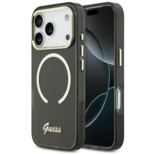  maska guess iml script metal magsafe za iphone 17 pro max crna Cene