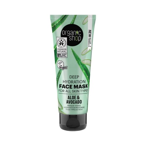Organic Shop Deep Hydration Face Mask Aloe &amp;amp; Avocado Slike