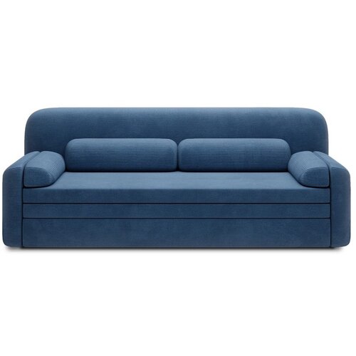 ELTAP Plava sklopiva/s prostorom za odlaganje sofa od samta 236 cm Elioss – Cijene