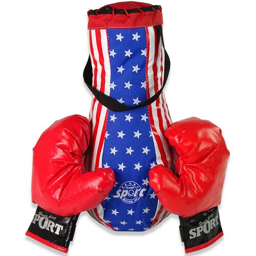 KIDS Punch Bag Kit Childrens Mega Boxing Set + Gloves Boxing Bag Set 40 cm Slike