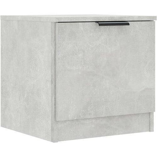 Maison Chic Nočna omarica - Nočna miza betonsko siva 40x39x40 cm, (21689158) Slike