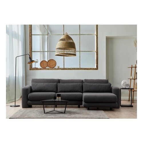 Atelier Del Sofa Lily Corner Right Ugaona garnitura, Siva Cene