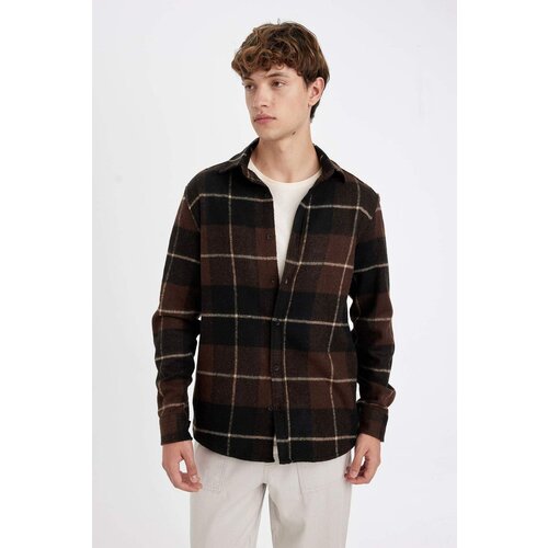 Defacto Regular Fit Plaid Lumberjack Long Sleeve Shirt Slike