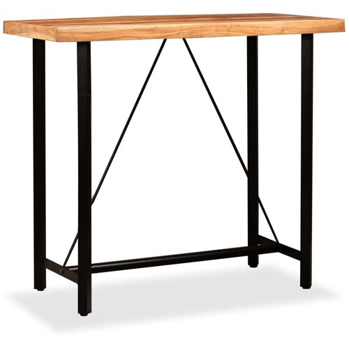  barski stol od masivnog bagremovog drva 120 x 60 x 107 cm Slike