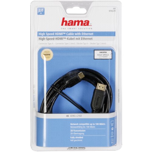 Hama High Speed HDMI Cable HDMI - mini HDMI Ethernet 2 m Cijene