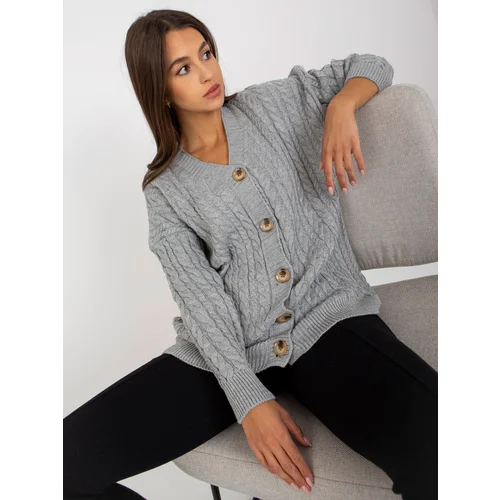 RUE PARIS Sweater-LC-SW-8008.80P-Grey