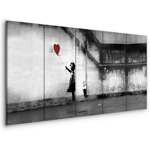  Slika - Banksy: Runaway Balloon 200x80 Akustična Cene