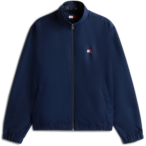 Tommy Jeans Prehodna jakna 'ESSENTIAL' mornarska / rdeča / bela Cene