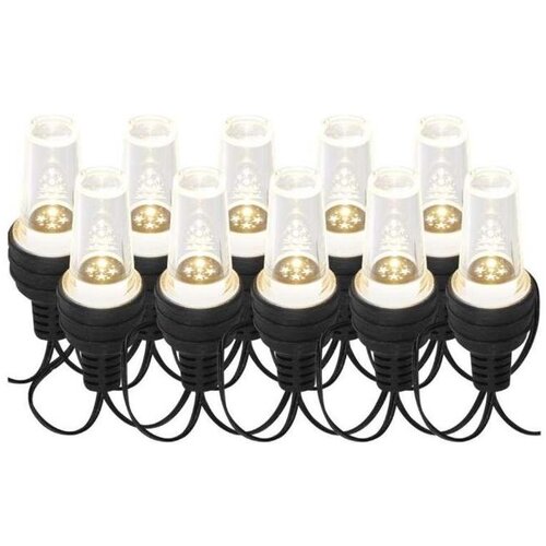  dcpc08 Dekorativni svetlosni lanac spoljni i unutrašnji 4,5m party sijalica zvezde 5w cw ip44 ( 3637 ) Cene