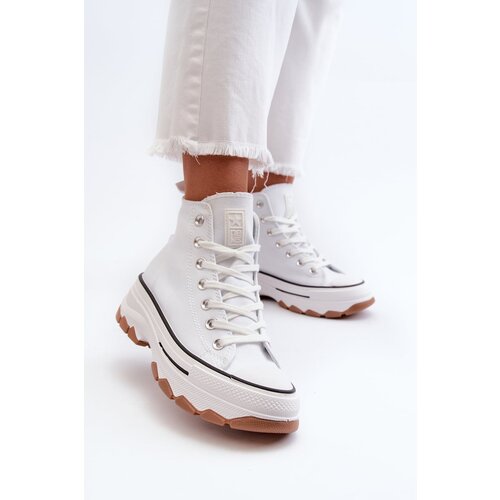 Kesi Women&amp;#039;s High Platform Sneakers White Valvia Slike