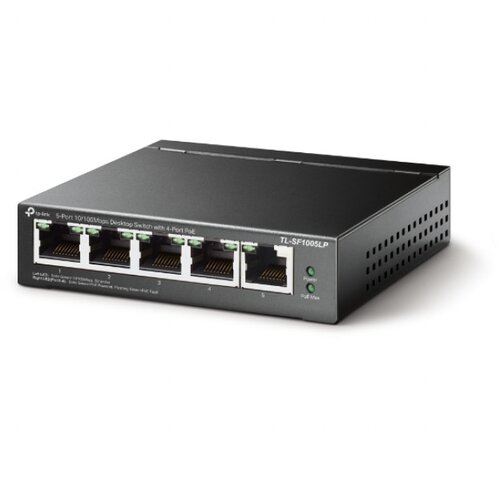 Tp-link TL-SF1005LP 5x100Mbps (4xPOE) metalni stolni switch Slike