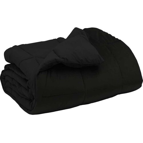  Zimska pokrivača &amp;Scaron;onerisan Crna 220 x 240 cm Mikrovlakna - Crna 240 x 220 cm Slike