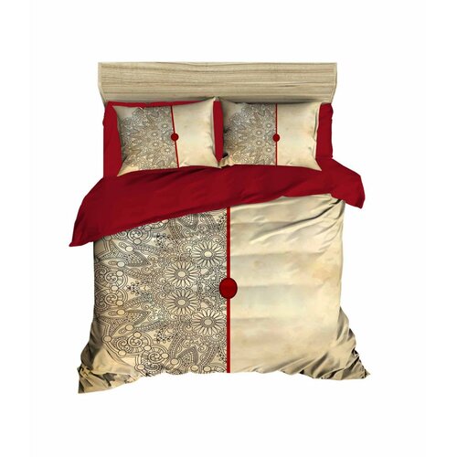  set posteljine 465, 160x220cm, bež-crvena Cijene
