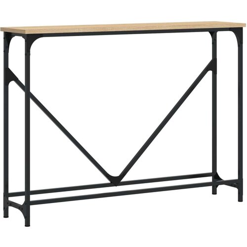  Konzolni stol boja hrasta 102 x 22 5 x 75 cm konstruirano drvo Slike