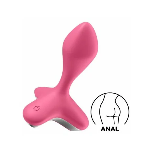Satisfyer Vibracijski analni čep - Game Changer, ružičasti
